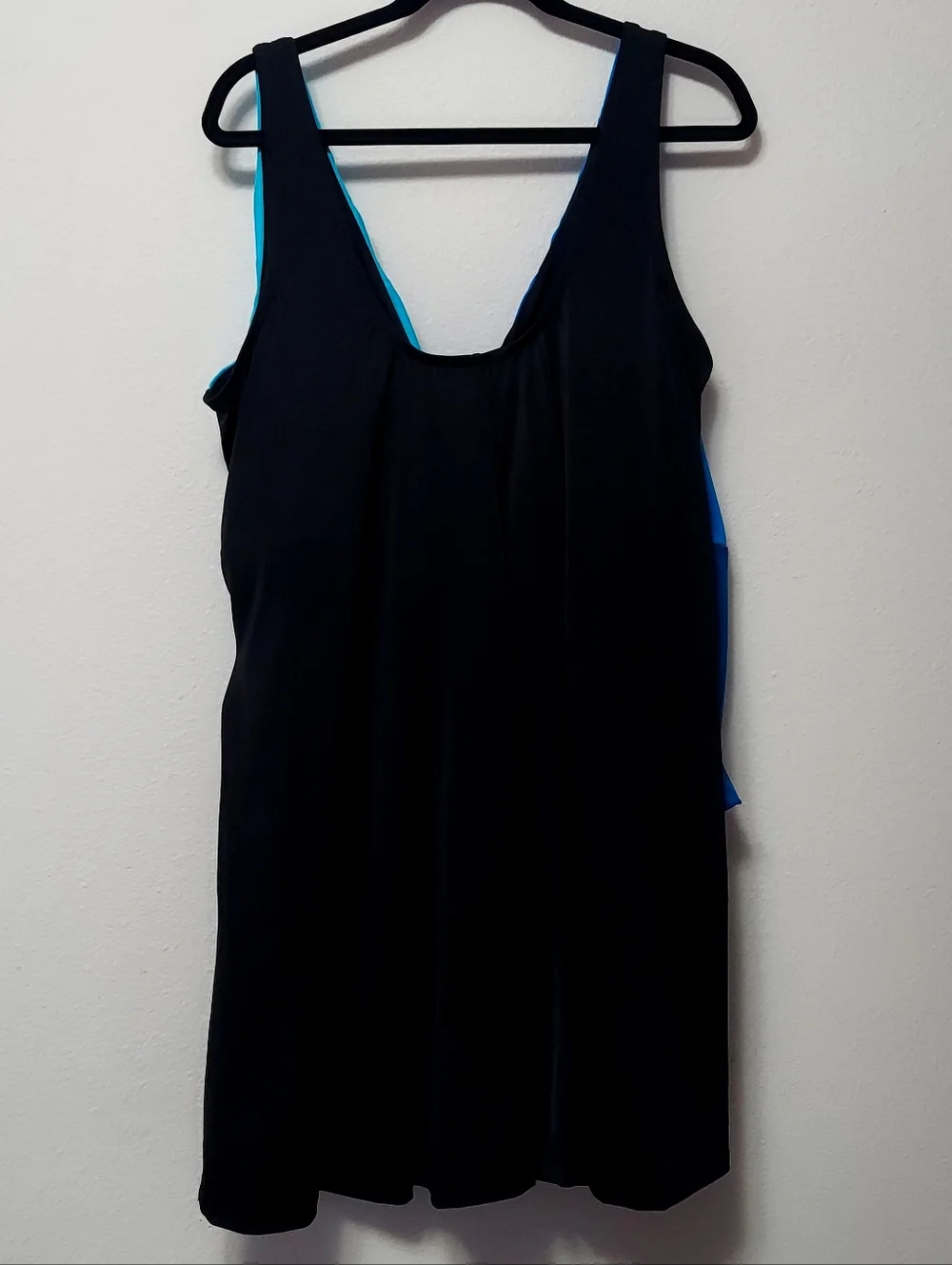 Color Block Fit And Flare Swim Dress By Swim 365 Plus Size 28
